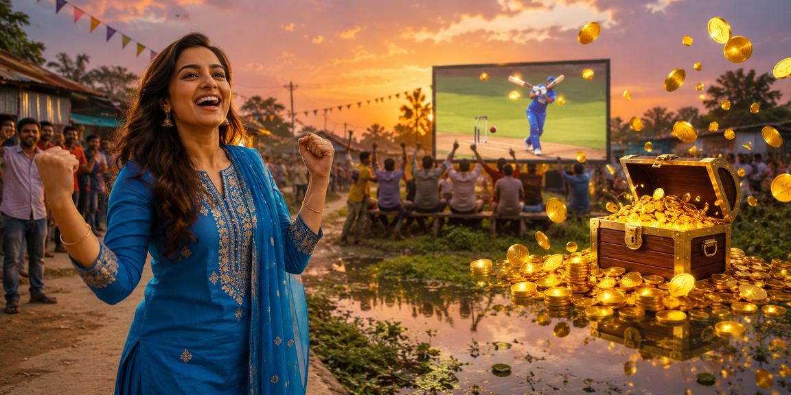 কুমিল্লায় সালওয়ার কামিজ পরা ব্যবহারকারী ক্রিকেট বেটিং ও গেম একসাথে উপভোগ করছেন